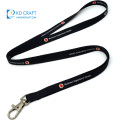 Free sample cheap custom polyester silk screen logo printed neck strap lanyard with buckle